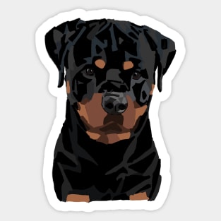 Rottweiler best dog ever Sticker